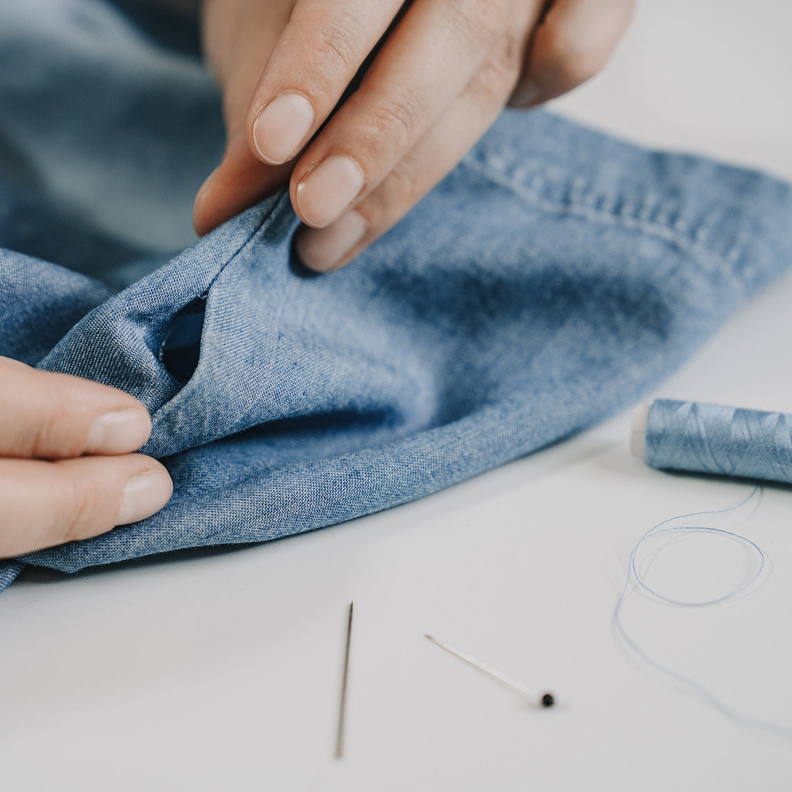 Seitennaht schließen